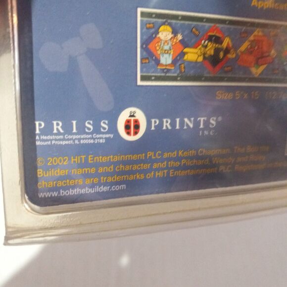 Bob The Builder Border Stick Ups-Lot Of 2-2002-15 Ft x 5 Inch Each-Nick Jr - Picture 7 of 7